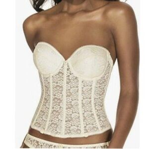Dominique Cream Lace Corset